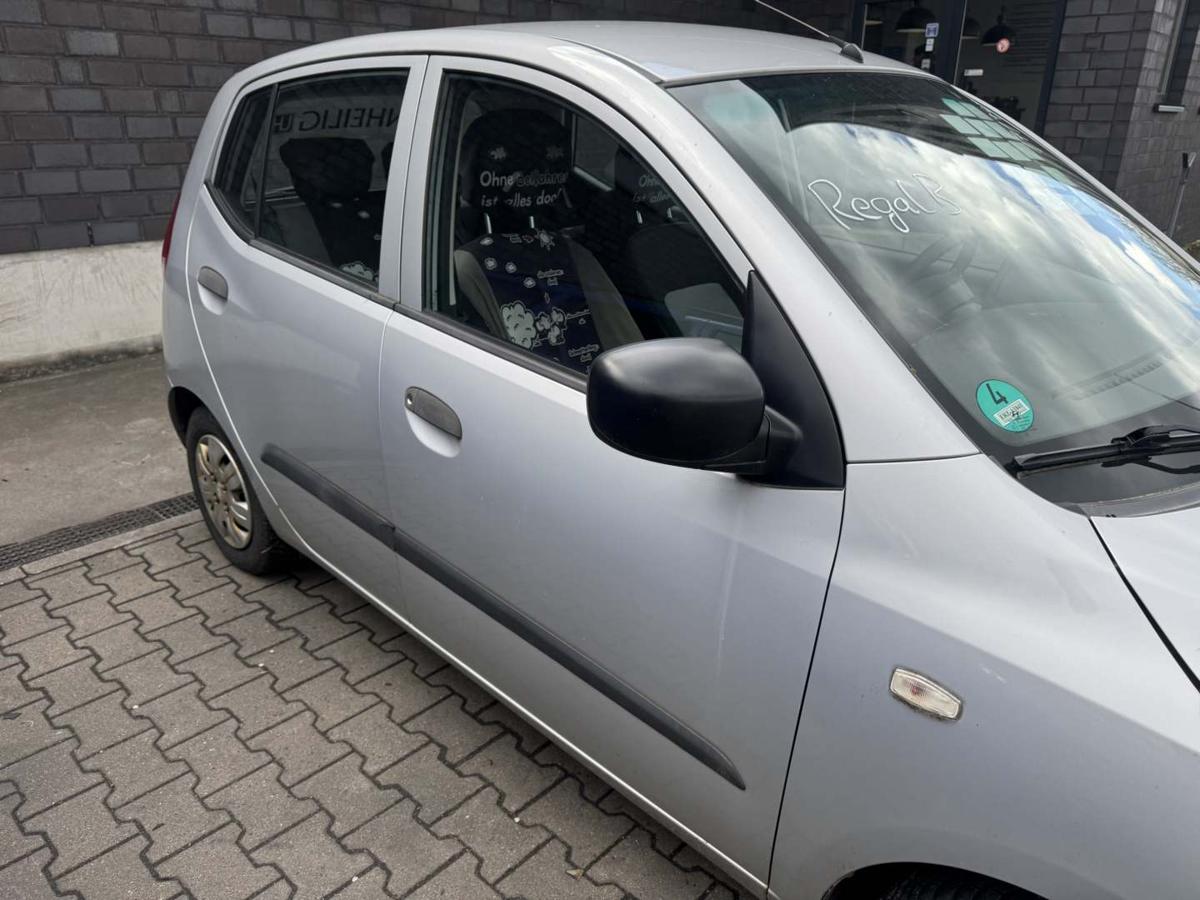 Hyundai I10 PA original T&uuml;r vorn rechts HD Sleek Silver Rohbau Bj.2010